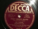 JOE TURNER    -  PINEY BROWN BLUES    /   PETE JOHNSON 627 STOMP 78   E / E+