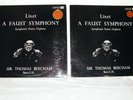 HMV EMI ASD 317 & 318 ED1 Liszt A Faust Symphony Sir Thomas Beecham All NM.