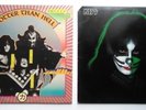 2 KISS LP's Hotter Than Hell -- Criss '78 Solo - FREE FIRST CLASS SHIPPING