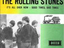 THE ROLLING STONES 45 ITS ALL OVER NOW+PS HOLLAND 1964  GREEN COLOR READ