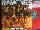 RAMONES LIVE ON AIR LEGENDS ON VINYL RED COLORED LP NEAR MINT RARE COPY