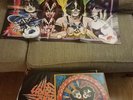 Kiss Rock And Roll Over Lp And Unmasked Poster