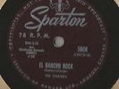 78 Rpm Record Rockabilly The Champs Tequila / Train To Nowhere