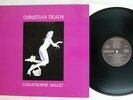 CHRISTIAN DEATH CATASTROPHE BALLET CONTEMPO CONTE 105 P Italian VINYL LP