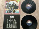 Two KISS Casablanca Blue Label LP’s  1974-75 HOTTER THAN HELL DRESSED TO KILL
