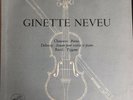 Ginette Neveu LP French LVSM 5037 Chausson Debussy Ravel Record EX Sleeve VG