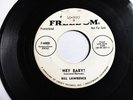 Rockabilly BILL LAWRENCE Hey Baby  / Caribbean FREEDOM Promo 45 VG++ Original