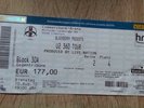 altes U2 ticket-eintrittskarte 360 tour 10.08.2010 frankfurt