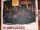 1994 Nirvana Unplugged LP Record Geffen GEF-24727 Hype Kurt Cobain Vinyl