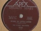 78 Rpm Record Rockabilly The Everly Brothers Wake Up Little Susie
