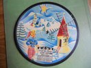 PICTURE DISC 78 TOURS   LUT 12 LINETTE ET CLAUDE ETOILE DES NEIGES / PAPA NOEL