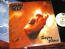 URIAH HEEP  -        Raging Silence,     RARE 1989 UK LP / inner....... EX