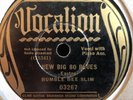 BUMBLE BEE SLIM VOCALION 03267 BLUES 78 RPM N-