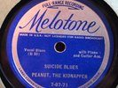 PEANUT THE KIDNAPPER MELOTONE 70771 BLUES 78 RPM E/E-