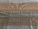 Vintage Brass Wire Record Rack; LP's or 45's