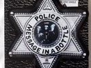 THE POLICE MESSAGE IN A BOTTLE POLICE BADGE SHAPED DISC VINYL RARE PUNK NEW WAVE