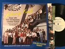 JOHNNY CASH SINGS WITH B.C. GOODPASTURE CHRISTIAN SCHOOL rare LP + POSTER nm-