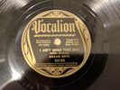 Hokum Boys Vocalion 03156 - I Ain't Going That Way / Caught Us Doin It Blues 78