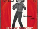 45 tour PHILIPS juke box  ITALIE JOHNNY HALLYDAY 373017 hey baby   madison twist
