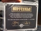 Kissteria Orig CERTIFICATE Of Authenticity Kiss box set lp #0077 Greatest 2014