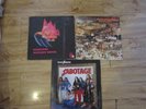 3 EARLY BLACK SABBATH VINYL RECORDS PARANOID ON VERTIGO, SABOTAGE AND GREATEST H