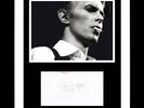 VERY COOL - DAVID BOWIE - ROCK LEGEND - ORIGINAL HAND SIGNED AUTOGRAPH