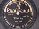 397p.  Blind Blake - Wabash Rag & You Gonna Quite Me Blues - Paramount 12597