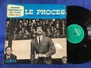 JEAN LEDRUT ORSON WELLES LE PROCES LP ORIG FRANCE NEAR MINT