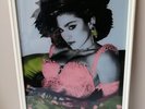 VERY RARE LARGE MADONNA LIKE A VIRGIN SEXY COLOURED COLOUR GLASS MIRROR 19