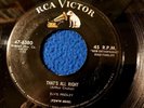 ELVIS PRESLEY Thats All Right RCA 45 6380 sun master ROCKABILLY classi