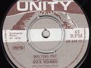 60s 70s Skinhead Reggae MAX ROMEO melting pot '70 UK Pama Unity 7