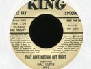 MAC CURTIS That Ain't Nothin' But Right on King Bio Promo Rockabilly 45 Hear