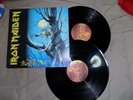 IRON MAIDEN , 2 LPS, VENEZUELA, VG++, ROCK, FEAR OF THE DARK, HEAVY METAL, RARE