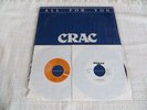 CRAC “All For You” Vinyl Record Plus 2 CRAC 45 RPM 7” Records
