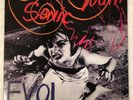 SONIC YOUTH - EVOL - BLUE MARBLE VINYL LP - 1986 - BLAST FIRST - BFFP 4