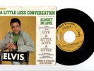 ELVIS PRESLEY  PROMO # 9610 - A LITTLE LASS CINVERSATION  - WITH PICTURE SLEEVE