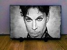 Prince Artist Sketch Art Portrait on Slate 8x6in rare collectable memorabilia