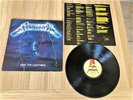 Metallica - Ride The Lightning ORG LP MFN 1984 + OIS     Slayer,Kreator,Sodom