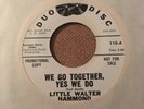 LITTLE WALTER HAMMOND We Go Together, Yes We Do Promo 45