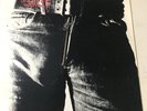 THE ROLLING STONES STICKY FINGERS COC59100 EARLY PRESS ZIPPER/VINYL/SLEEVE EX++