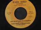 ELMER PARKER: Going To Louisiana / Got To Get Back To Louisiana 45 (stained lab
