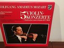 MOZART-5 VIOLINKONZERTE-GRUMIAUX, PHILIPS 3 LP BOX ,N.M