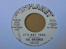 The Untamed - It's Not True 1965 USA 45 PLANET DJ/PROMO MOD FREAKBEAT