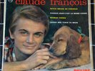 45t EP Claude Francois - Petite meche de cheveux - DEDICACE