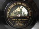 78rpm WILLY BURMESTER (VIOLIN) plays HANDEL - RARE GRAMOPHONE CONCERT