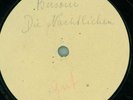 Piano-Solo - Die Nächtlichen (Busoni) - 78 rpm - Schellack - 25 cm ( 10