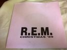 Very rare R.E.M. REM Christmas 89 Fan Club Single 1989 indie punk single + card
