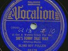 BLUES - BLIND BOY FULLER 