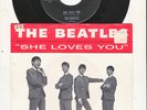 BEATLES on Swan [S-4152] —SHE LOVES YOU— 45 & Picture Sleeve | don't drop out