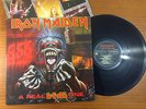 IRON MAIDEN A REAL DEAD ONE LP 1993 BRAZIL GTFLD INNER EXCELLENT___diff live one